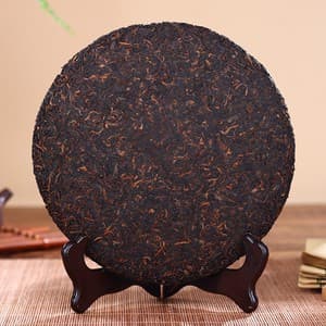 ชาผู่เอ๋อร์ ชาสุก 357g/แผ่น ความงาม ลดน้ำหนัก ต่อต้านริ้วรอย รูปที่ 4