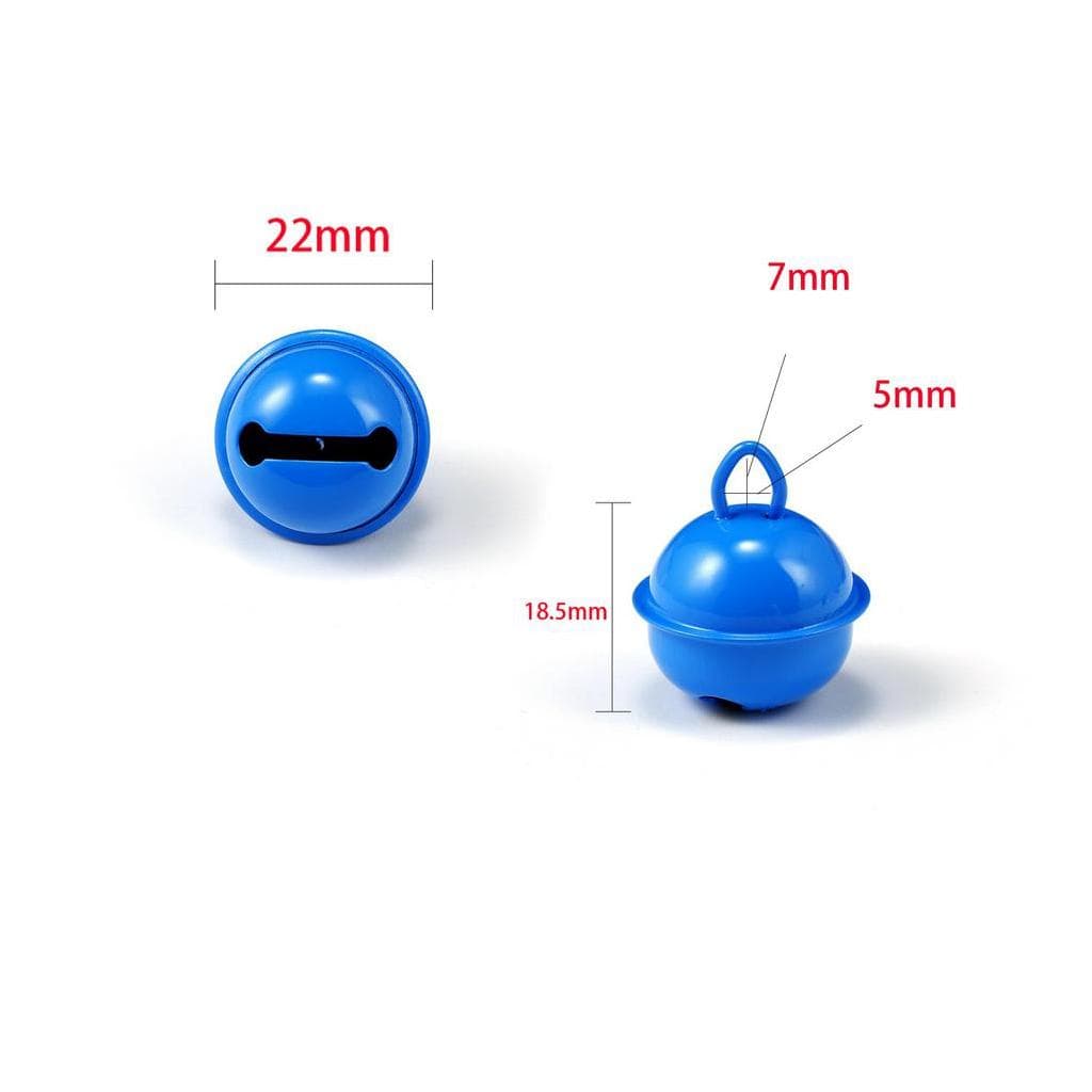 6ชิ้น กระดิ่ง ระฆังจี้ ขนาด 22 มม. สำหรับงานฝีมือ DIY สำหรับสัตว์เลี้ยง ปลอกคอสุนัขแมวกระดิ่งพรรคอุปกรณ์ตกแต่ง รูปที่ 2