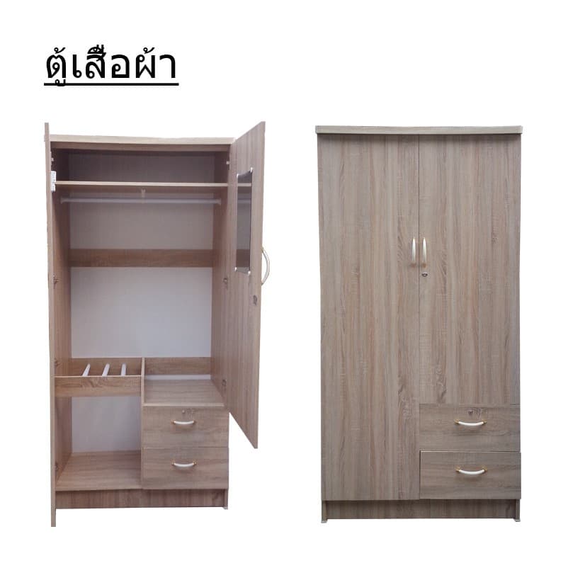 ชุดห้องนอนบีลีฟ 3.5 ฟุต 5 ชิ้น รูปที่ 4