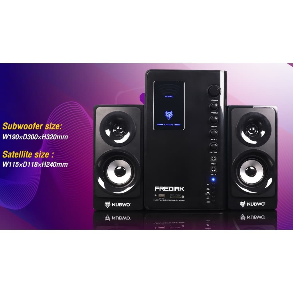 NUBWO ลำโพง BLUETOOTH 2.1CH รุ่น FREDIRK NS-45A รูปที่ 3