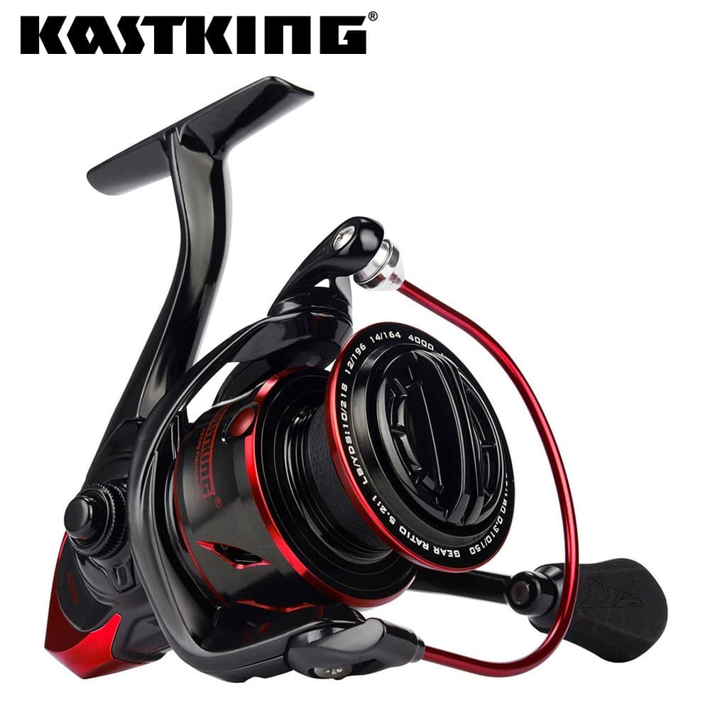 KastKing Sharky รอกตกปลาสปินนิ่ง แบบนวัตกรรมกันน้ำ แรงดึงสูงสุด 18 กก. สำหรับตกปลากะพง รูปที่ 1