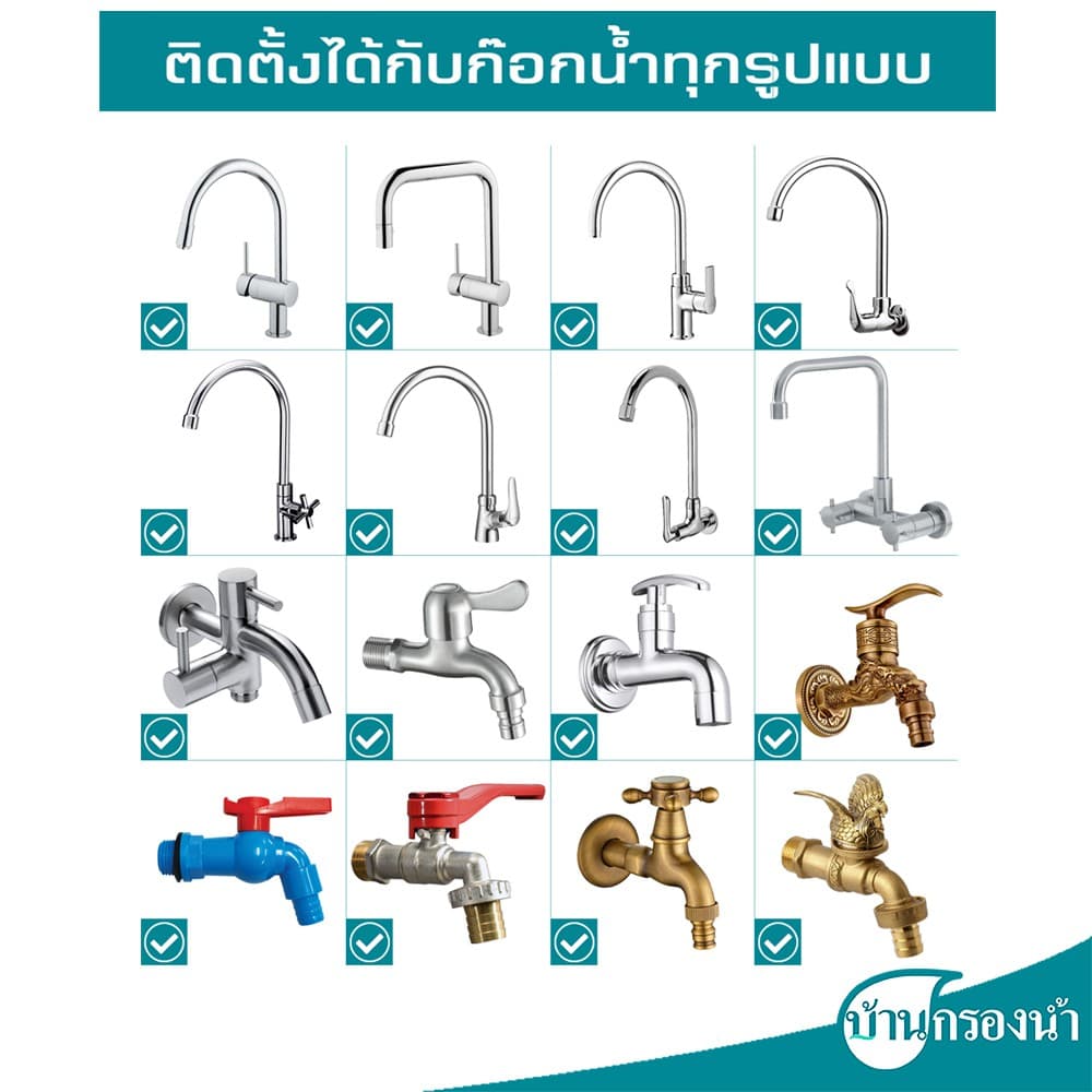 Filtex เครื่องกรองน้ำดื่ม ต่อปลายก๊อก FT-502 รูปที่ 9