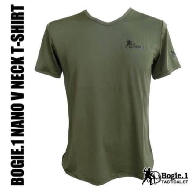 เสื้อยืดผ้านาโน คอวี ฺBogie.1/โบกี้วัน/เสื้อซับรองในคอวี/เสื้อ tractical รูปที่ 5