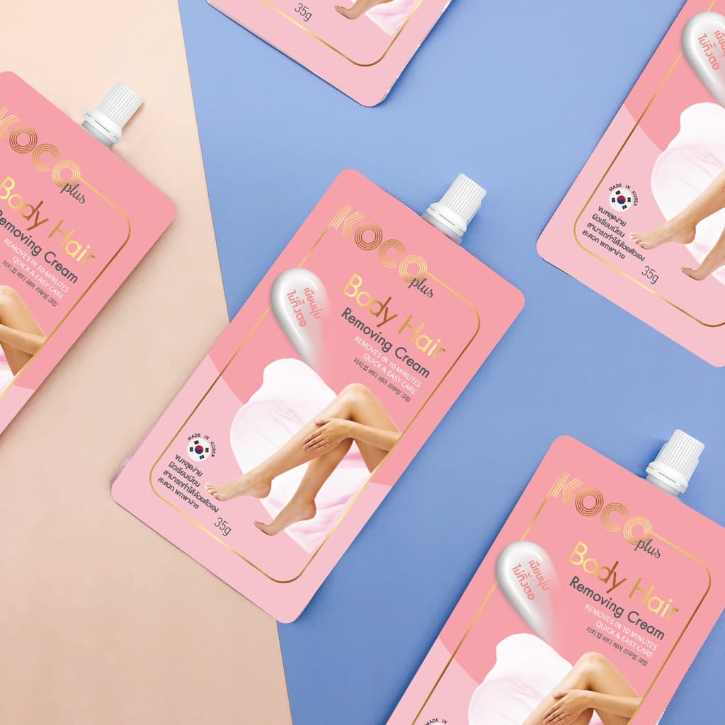 ครีมกำจัดขน KOCO plus Hair Removing Cream 1 กล่องมี 6 ซอง รูปที่ 6