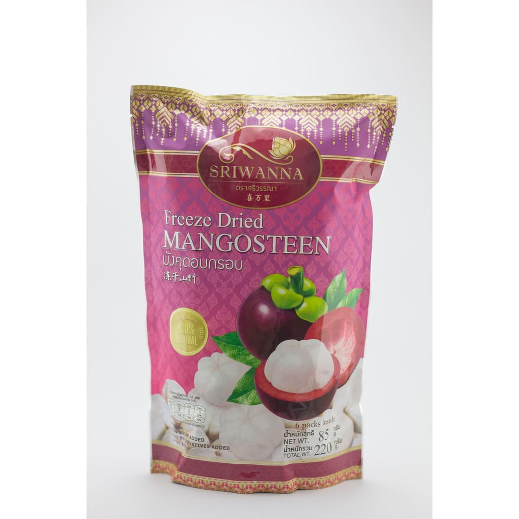 ศรีวรรณา มังคุดอบกรอบ 220g Freeze Dried Mangoteen รูปที่ 5