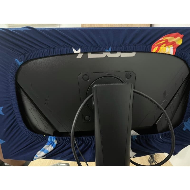 ผ้าคลุมจอคอม 24 27 นิ้ว ผ้าคลุมหน้าจอคอมพิวเตอร์ ที่คุมครอบ computer monitor cover รูปที่ 3