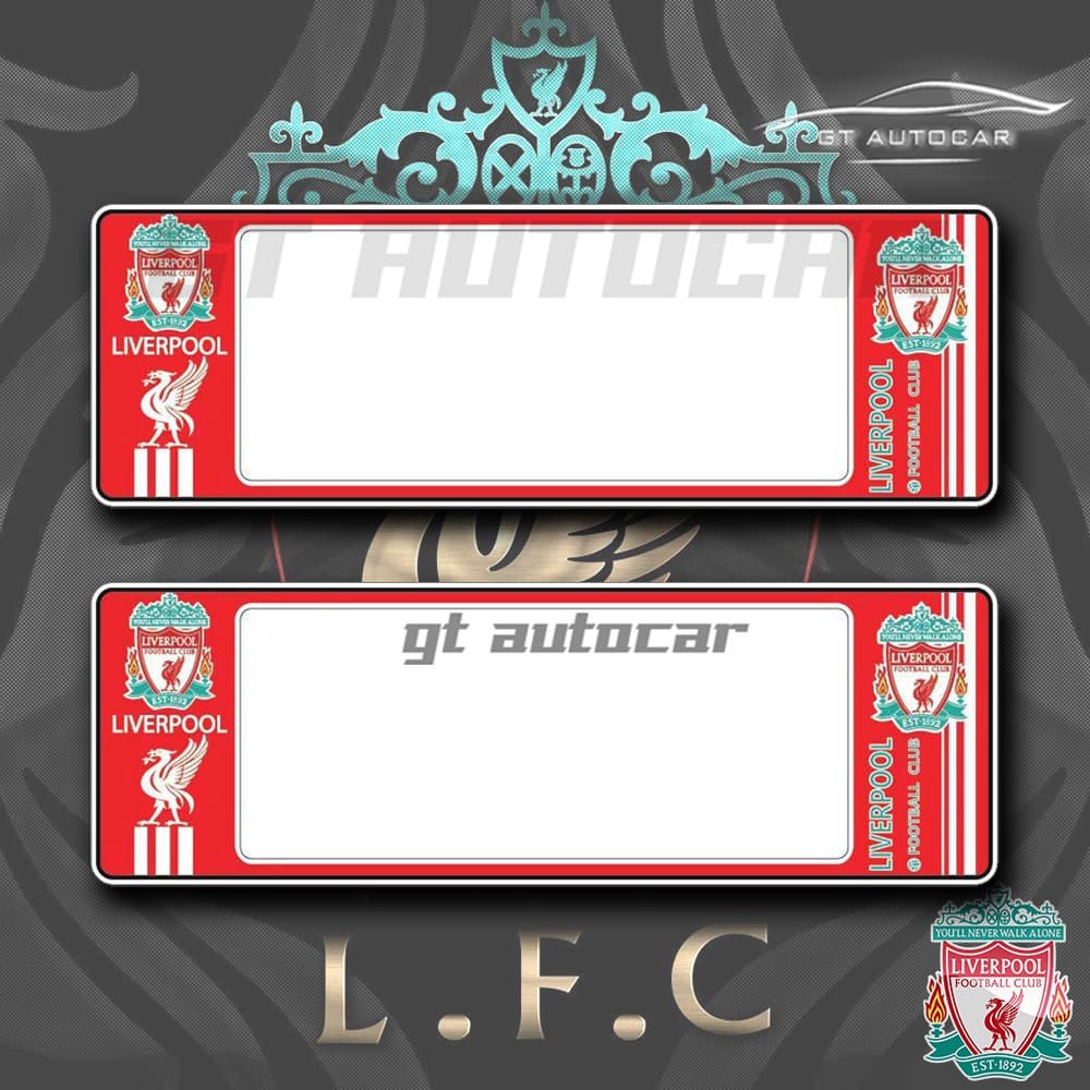 Liverpoolกรอบป้ายทะเบียนรถยนต์กันน้ำ ลาย Liverpool รูปที่ 4