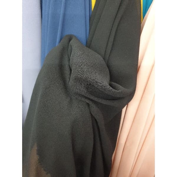 มีส่งด่วนทันที ผ้าเมตร ชีฟอง เนื้อทราย เกรด เอ a ตัดเดรส เสื้อ ผ้าคลุมผม หน้ากว้าง 60 นิ้ว รูปที่ 2