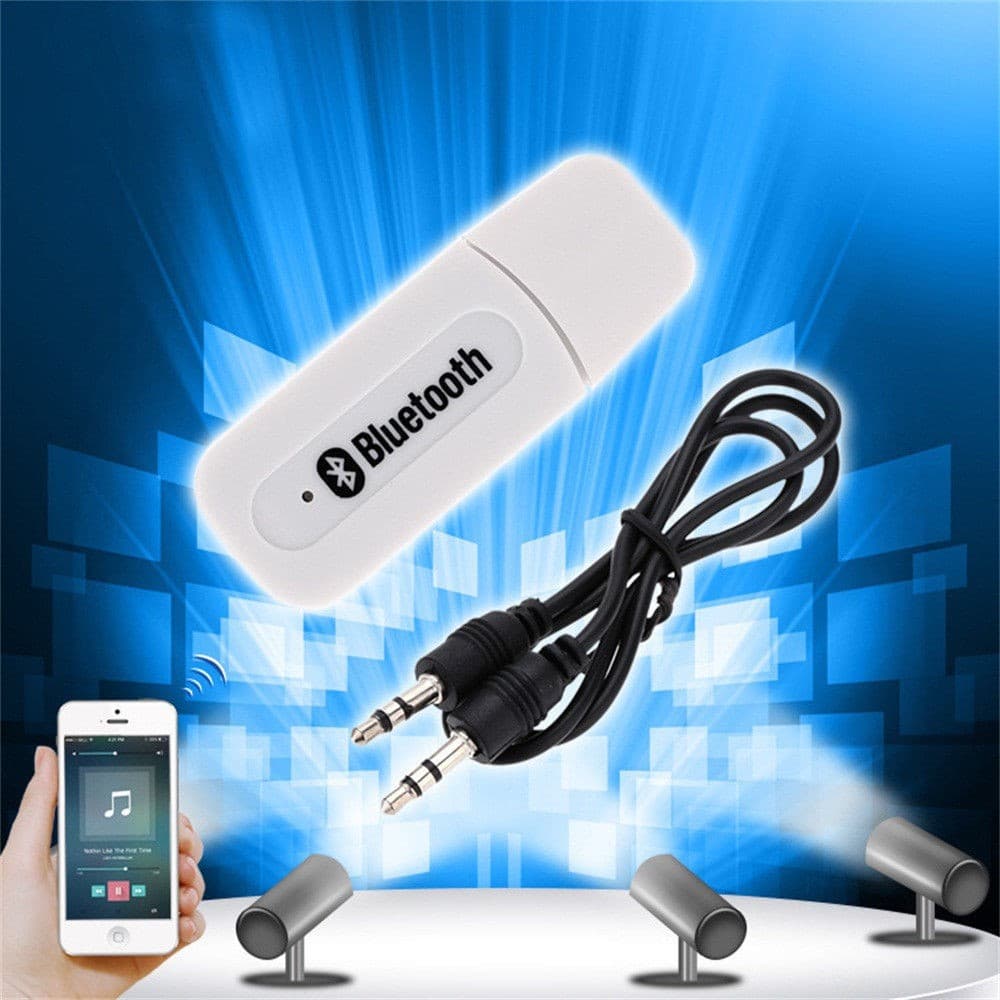 บลูทูธมิวสิค BT-163 USB Bluetooth Audio Music Wireless Receiver Adapter 3.5mm Stereo Audio รูปที่ 3