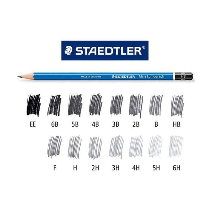 Staedtler ดินสอไม้ทําข้อสอบ Mars Lumograph 100 จำนวน 12 ด้าม รูปที่ 2