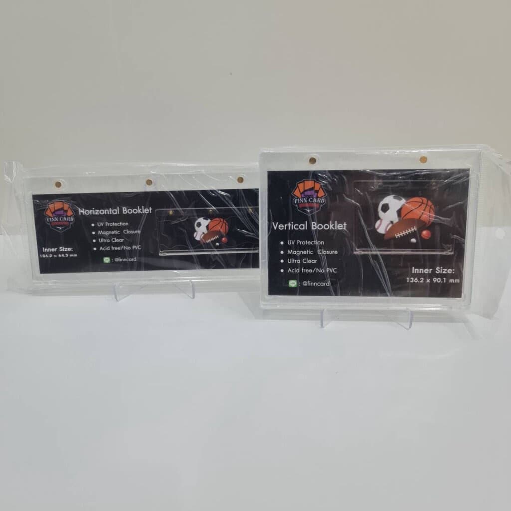 Finncard Booklet Magnet มี2แบบคือ Vertical และ Horizontal มีฟิล์มกันรอย รับประกันความใส MNBL รูปที่ 2