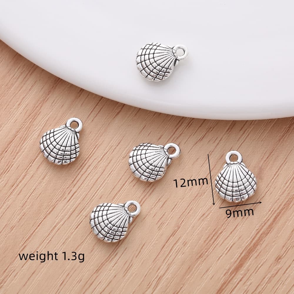 เครื่องประดับ สร้อยคอ สร้อยข้อมือ ต่างหู จี้เปลือกหอย สไตล์วินเทจ DIY สวยหรู 20 ชิ้น รูปที่ 2