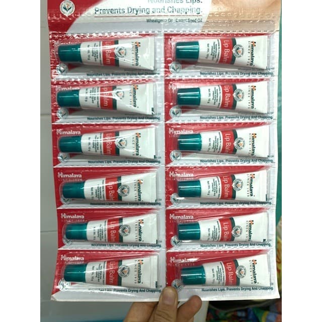 Himalaya Lip Balm 10g บำรุงริมฝีปาก ดีมาก ปากดูอมชมพู รูปที่ 7