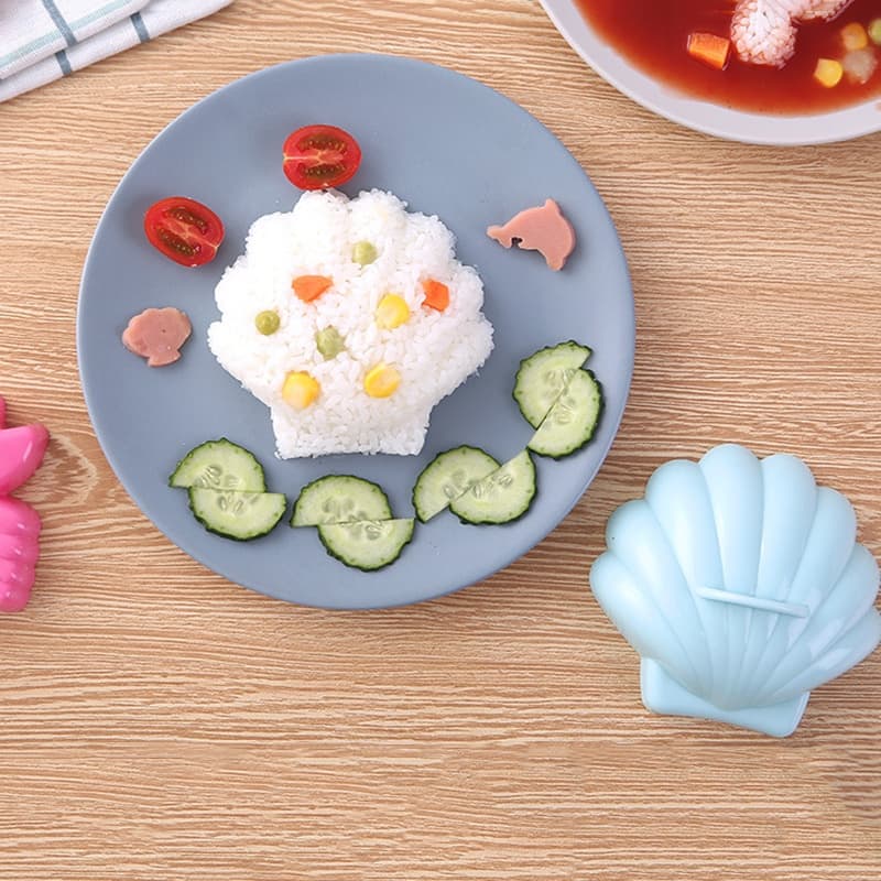 5 ชิ้น / เซต DIY การ์ตูน มหาสมุทร ข้าวปั้น เปลือกปู เบนโตะ แซนวิช เครื่องทําอาหาร แม่พิมพ์ อุปกรณ์ครัว รูปที่ 7