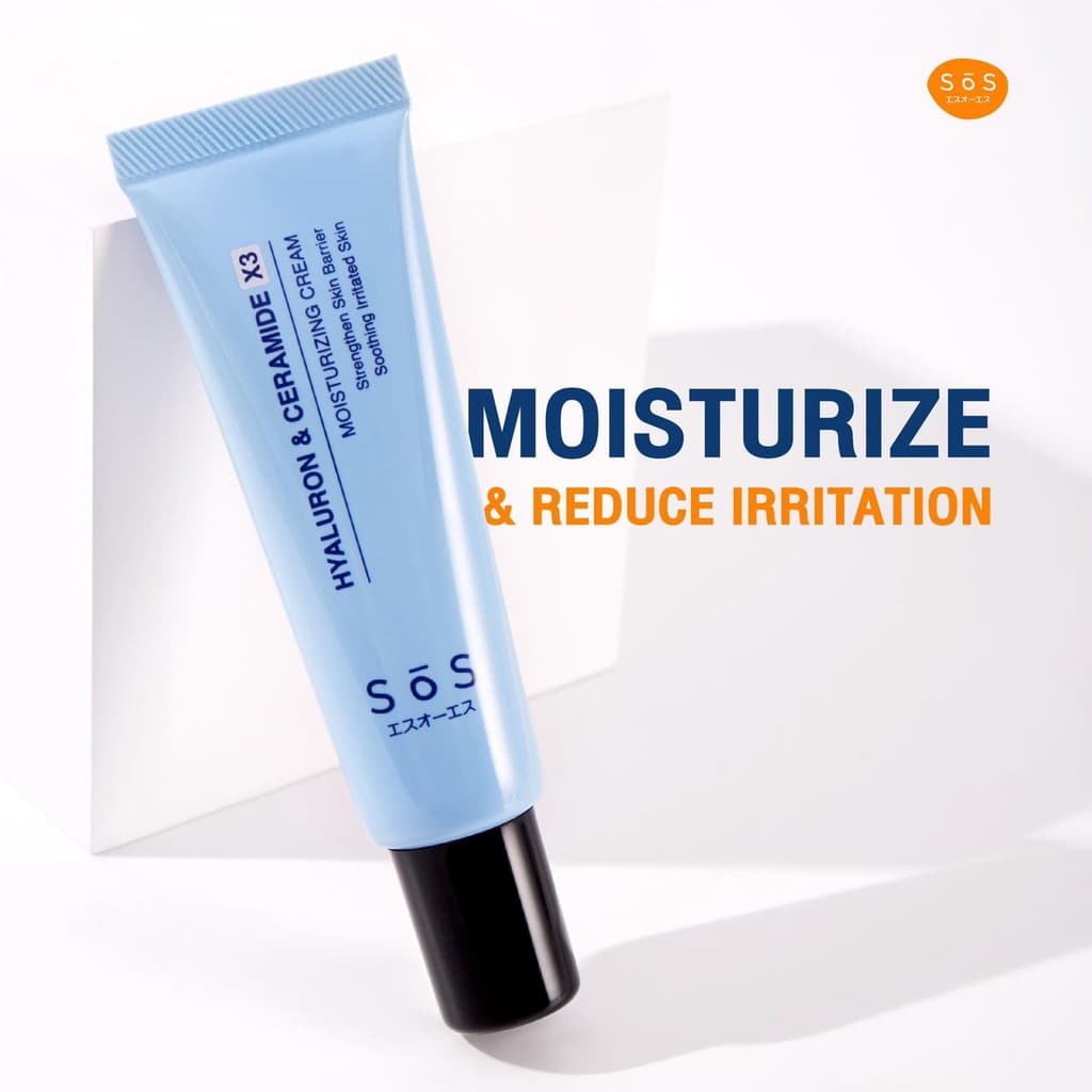 SOS Hyaluron X3 concentrate serum 30 ml + Hyaluron&CeramideX3 Moisturizing Cream 30ml เซ็ทผิวชุมชื้นล้ำลึก รูปที่ 8