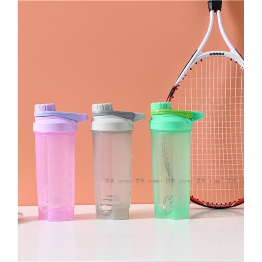 แก้วเชคโปรตีน shaker 700 ml มีสปริงบอลทุกใบ และมีหน่วยวัดปริมาณน้ำ รูปที่ 5