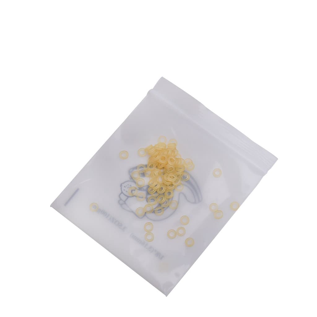 5 แพ็คทันตกรรมจัดฟันวงเล็บยืดหยุ่นยางรัด O แหวน 3.5OZ รูปที่ 7
