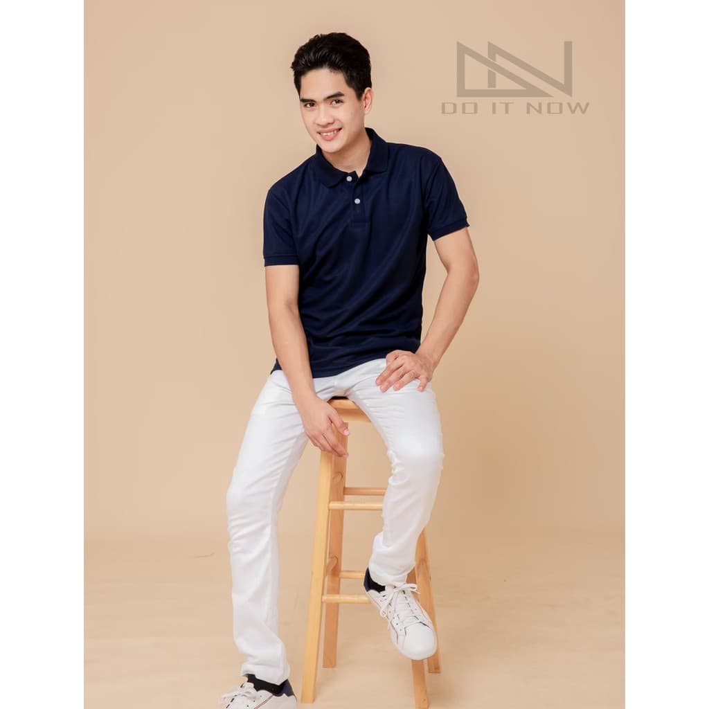 เสื้อโปโลแขนจั๊ม สีกรม By Doitnow สินค้าคุณภาพ จากแห่งผลิตโดยตรง!! รูปที่ 5