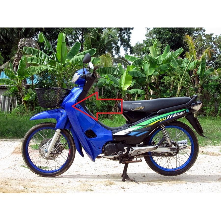 บังลมนอก Wave100-110 เก่า ท้ายมน ปี 2001-2004 ซ้าย+ขวา-ขายเป็นคู่ รูปที่ 3