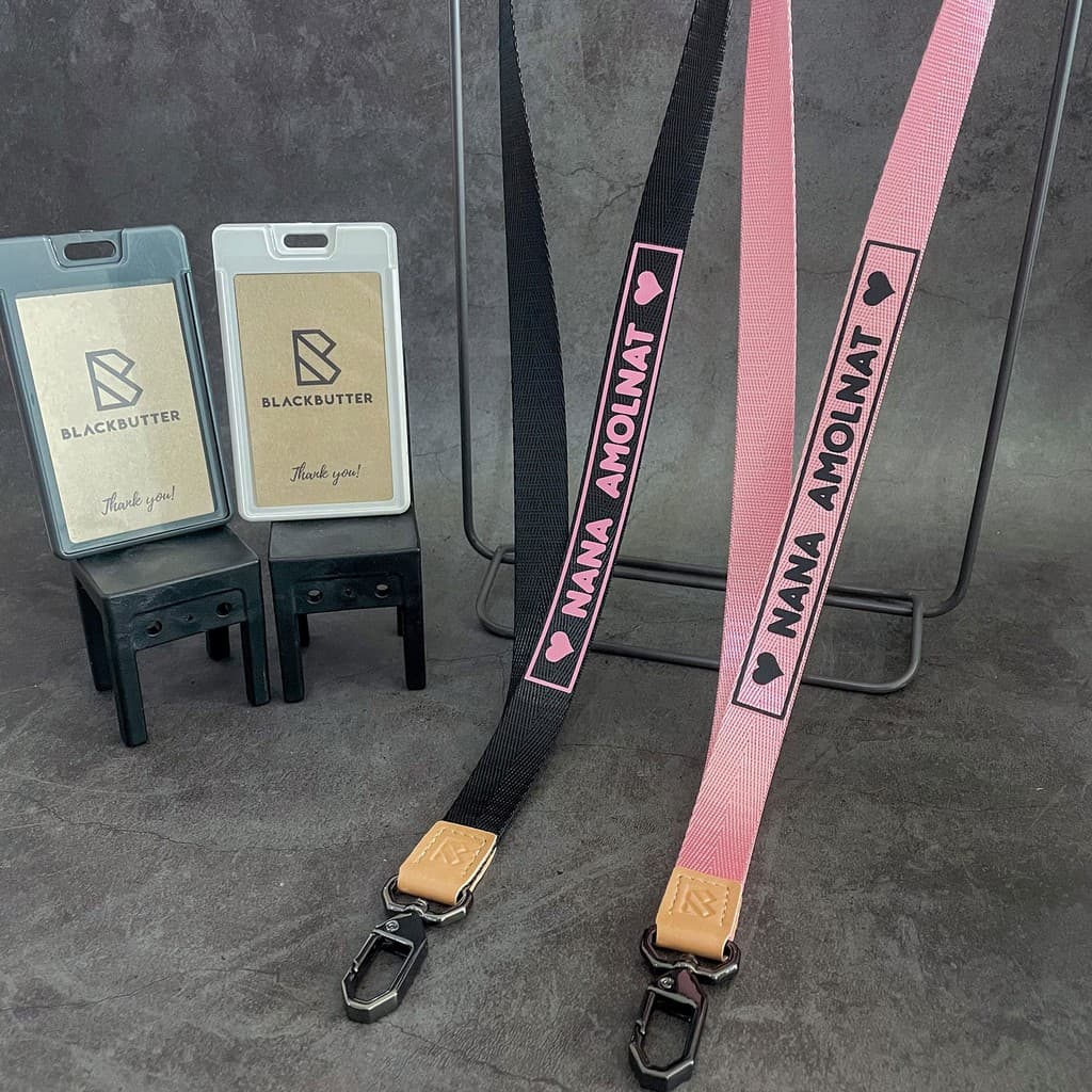 สายคล้องคอ ใส่ชื่อ/ข้อความฟรี สายบัตรพนักงาน - Personal Lanyard รูปที่ 3
