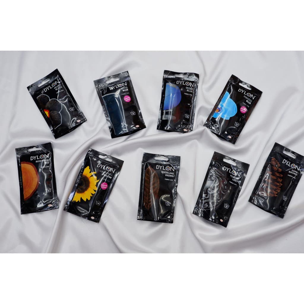 Dylon สีย้อมผ้า ย้อมเย็น สูตรพรีเมี่ยม 50 กรัม มีครบทุกสี ติดทน ปลอดภัย 1 ซอง ย้อมได้ 250 กรัม สีย้อมผ้า รูปที่ 2