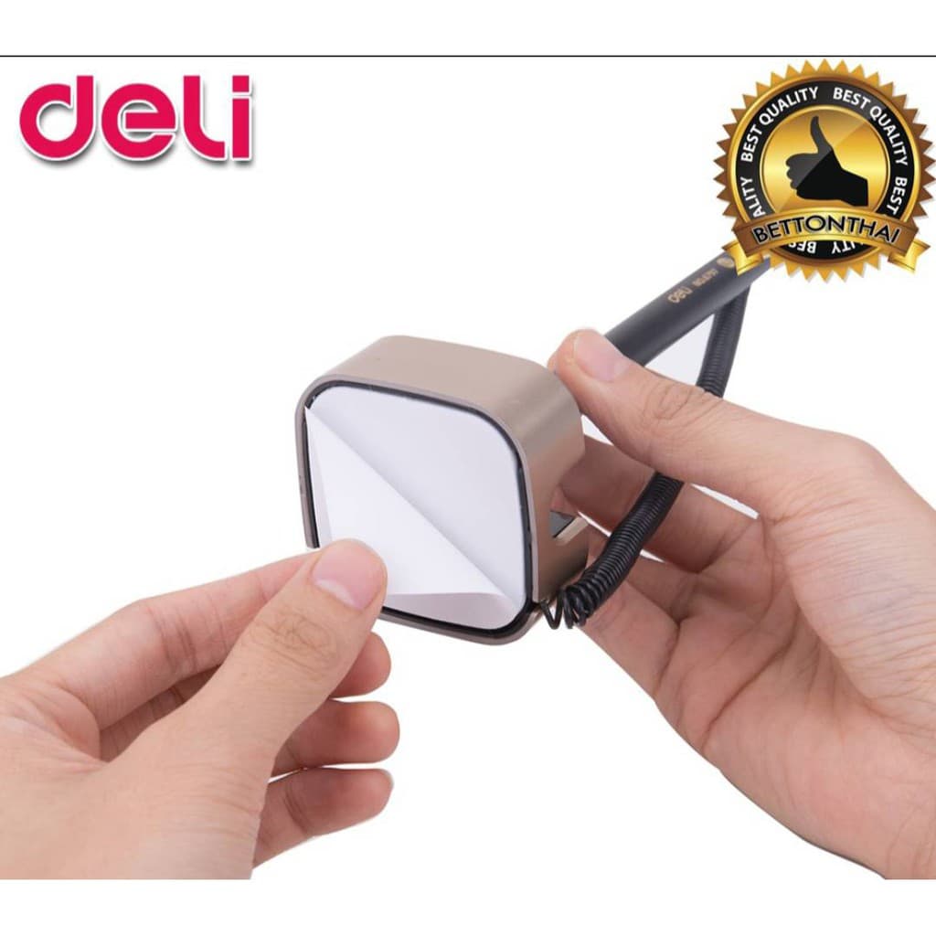 ปากกาตั้งโต๊ะ ไส้ปากกา deli # 6797 0.7 มม.หมึกเจล น้ำเงิน Desk pen stand รูปที่ 2