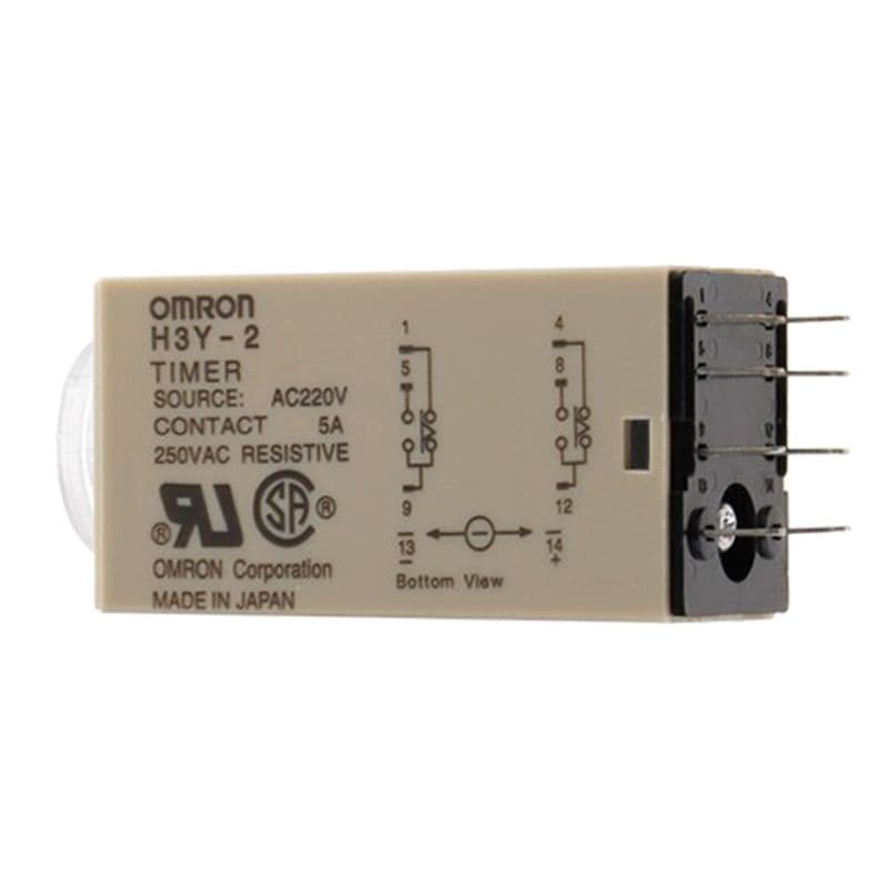 H3Y-2 H3Y-4 h3y2 h3y4 ทามเมอร์รีเลย์ Timer สวิตช์หน่วงเวลาตัวจับเวลา 5S- 60M เวลา 12V 24v 220v รูปที่ 8