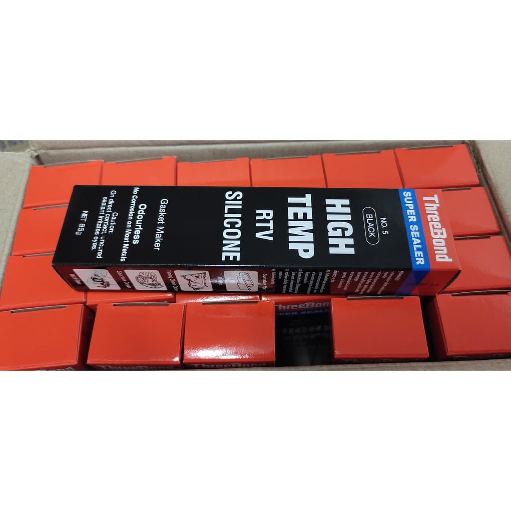 ThreeBond กาวซิลิโคนทาปะเก็น สีดำ 85g (ThreeBond SUPER SEALER No.5 black รูปที่ 3