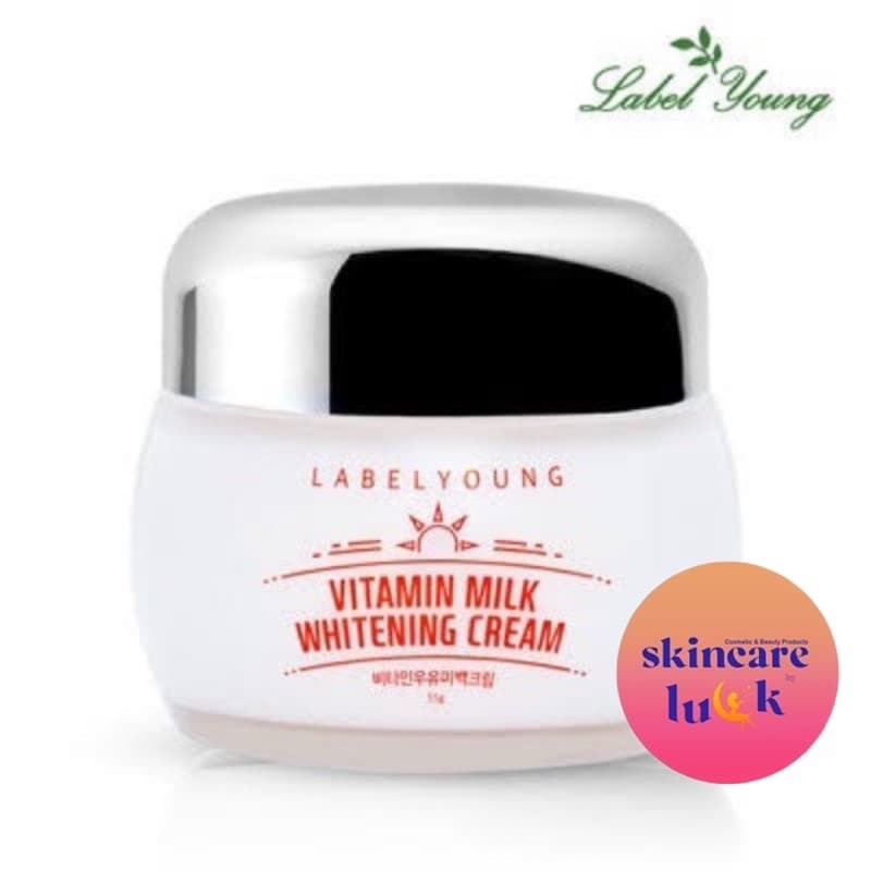 แท้/ส่งด่วน ครีมหน้าสด Labelyoung Vitamin Milk Whitening Cream 55g รูปที่ 1
