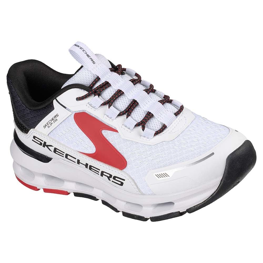Skechers สเก็ตเชอร์ส รองเท้าเด็กผู้ชาย Boys Slip-ins Glide-Step Plus Vista-Lane Shoes - 404203L-WBKR รูปที่ 4