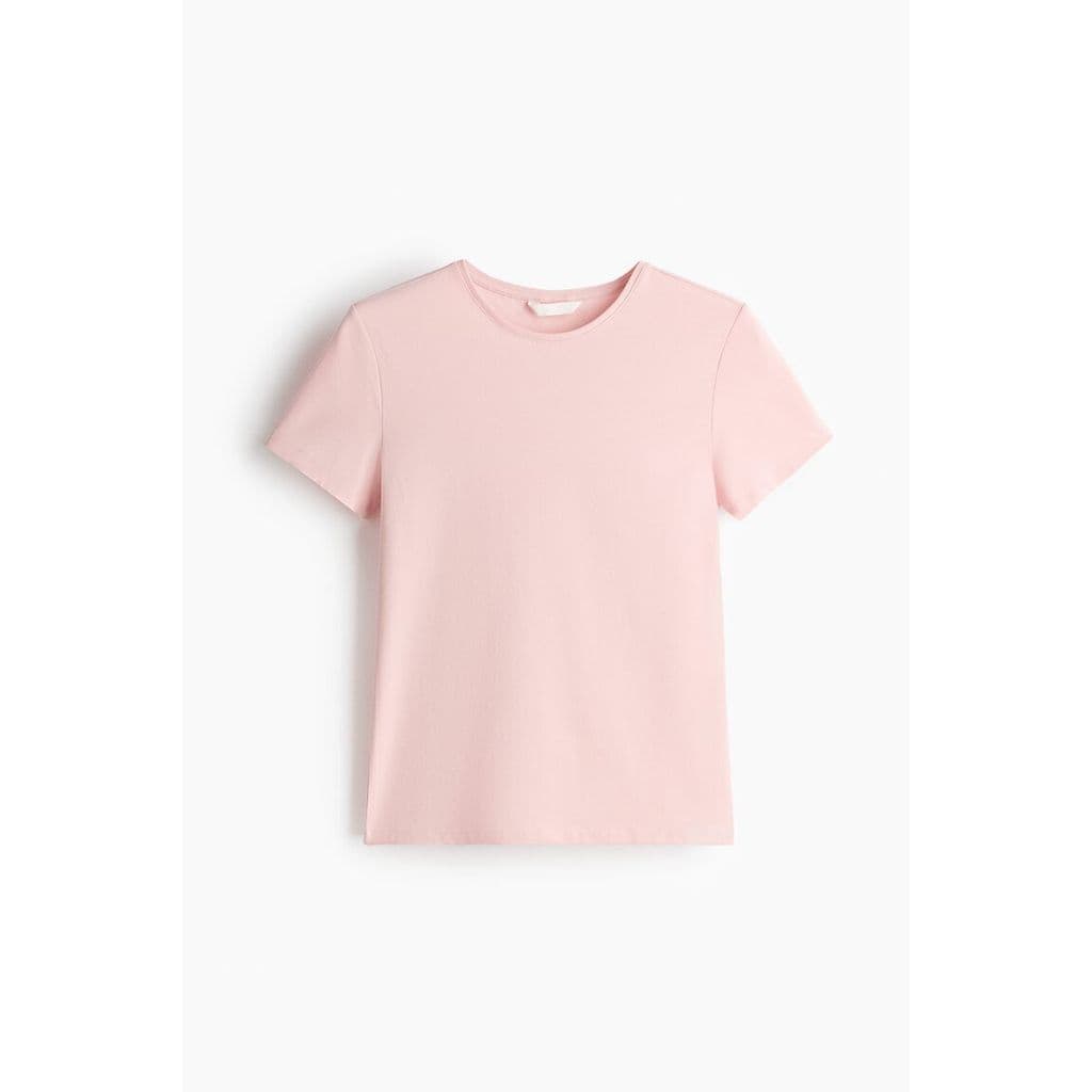 H&M เสื้อยืดฟิตติ้ง Women Fitted T-shirt 1260200_9 รูปที่ 9