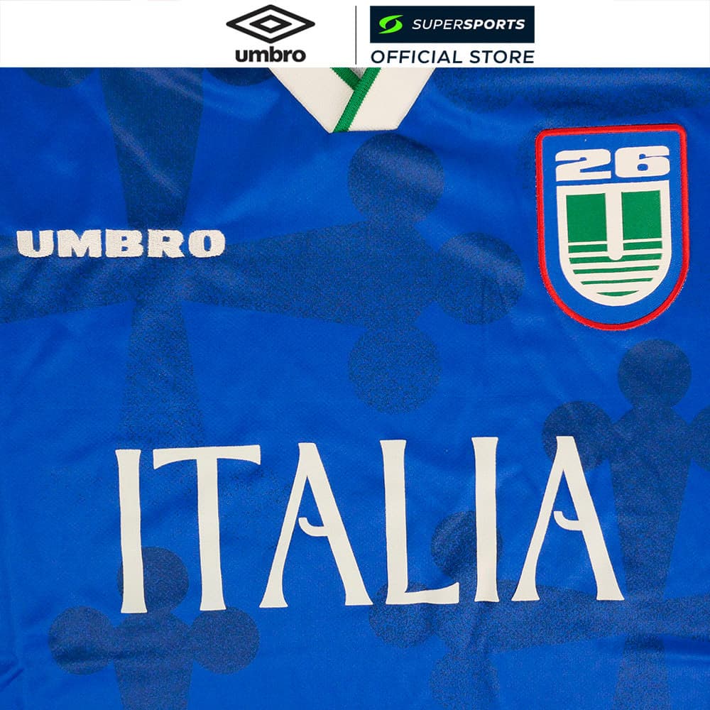 UMBRO Italy เสื้อฟุตบอลผู้ชาย สีน้ำเงิน รูปที่ 4