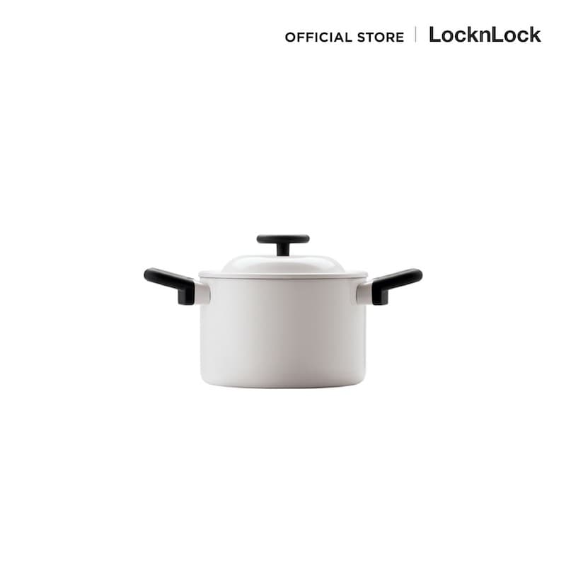 LocknLock หม้อมีฝาปิด Casserole 18 cm. DECORE' collection รุ่น LDE1182IH รูปที่ 1