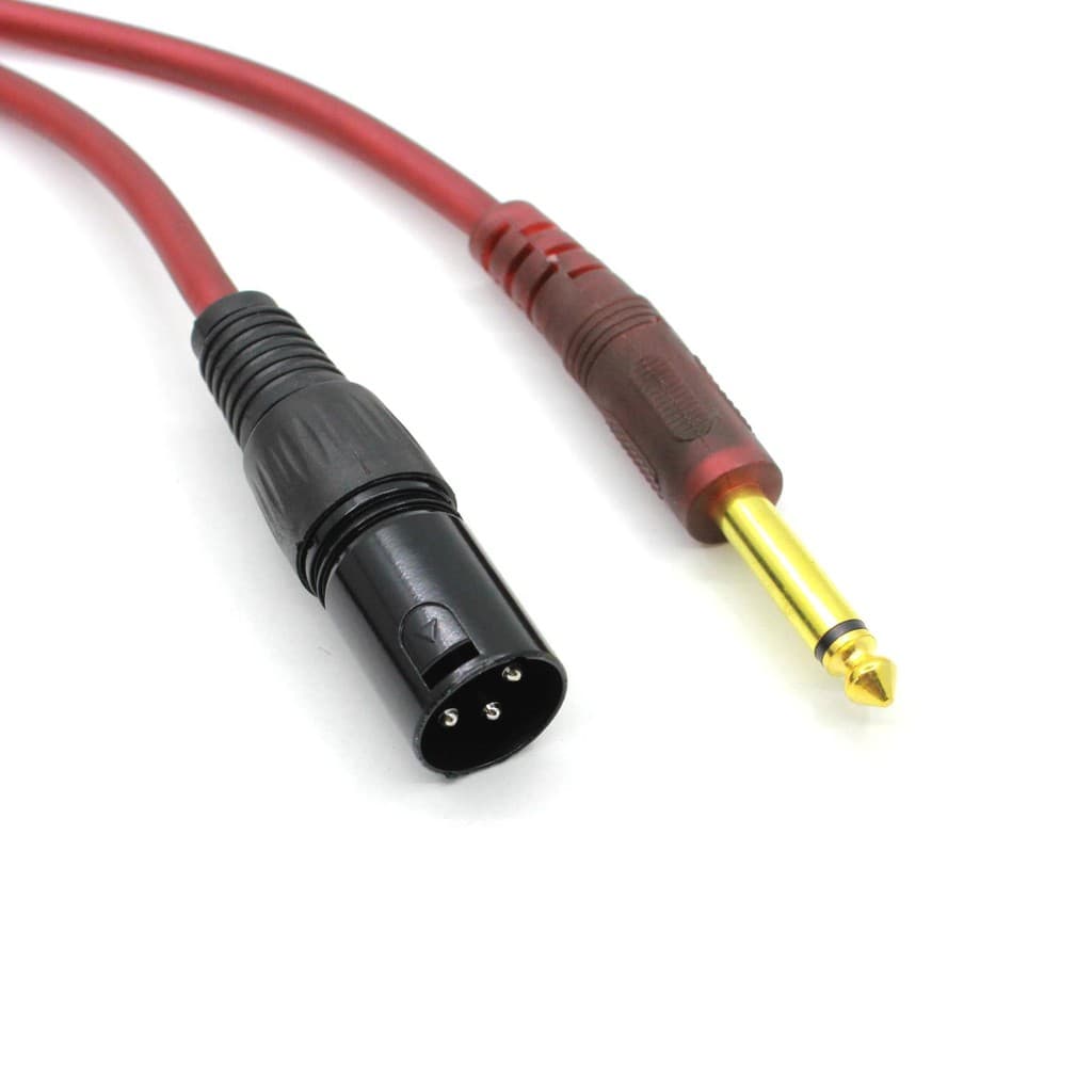 6.35mm male to XLR male/female Microphone Cable Audio Mic Cable High Quality รูปที่ 4