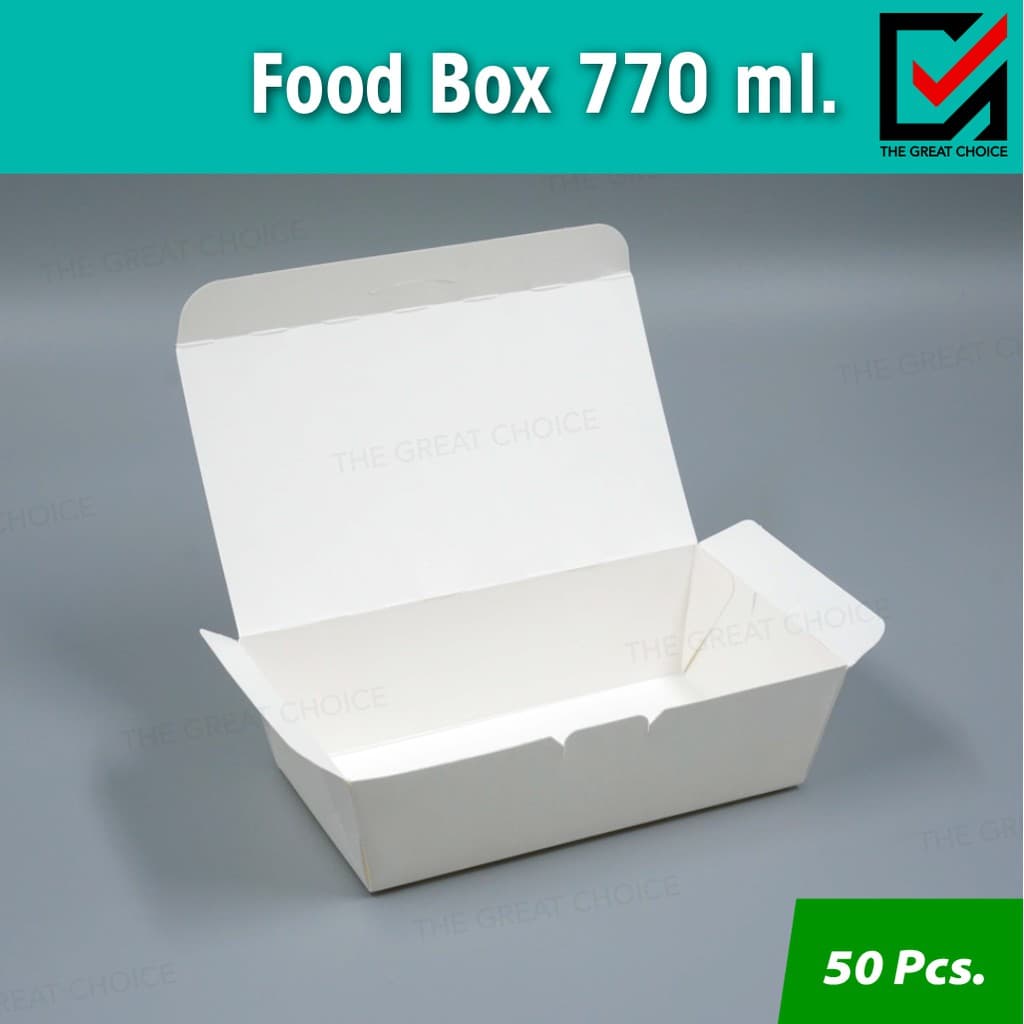 กล่อง TAKE AWAY ใส่อาหาร 770 มล. Food Box 770 ml. รูปที่ 5