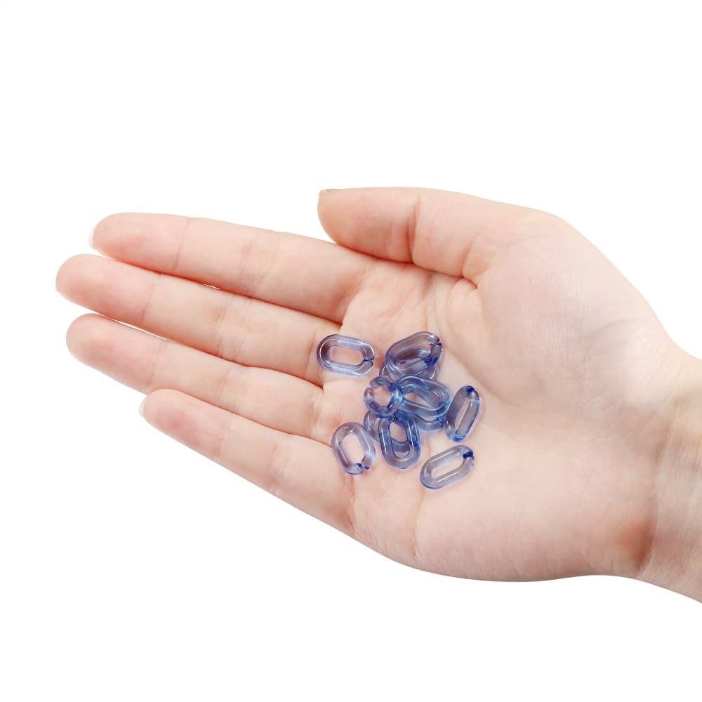 หัวเข็มขัดตัว U สีใส สําหรับหน้ากาก DIY 50/100 ชิ้น รูปที่ 4