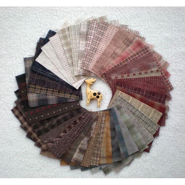 9*12 ซม.ญี่ปุ่นเส้นด้ายย้อมผ้าทําด้วยมือ DIY Patchwork ผ้าฝ้าย 100% kain สําหรับเย็บตุ๊กตาผ้านวมผ้า Bundle 50 ชิ้น/ล็อต รูปที่ 2