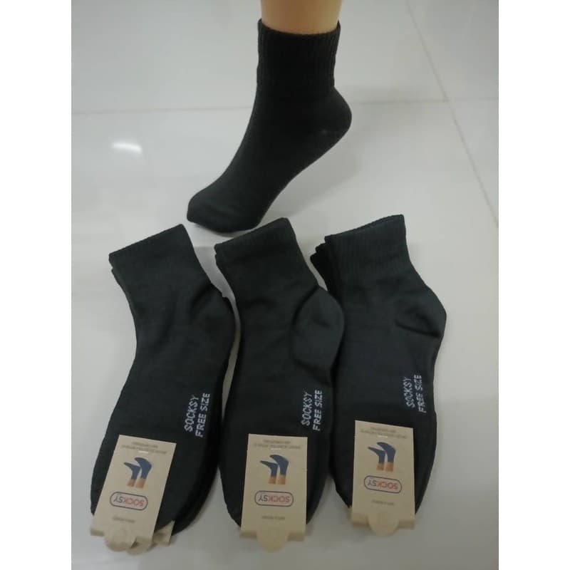38.ถุงเท้าข้อกลางป้าย socksy ราคายกโหลมี12 คู่ รูปที่ 2