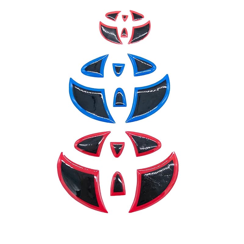 สติ๊กเกอร์โลโก้ติดพวงมาลัยรถยนต์สําหรับ toyota altis rav4 camry corolla prius รูปที่ 2