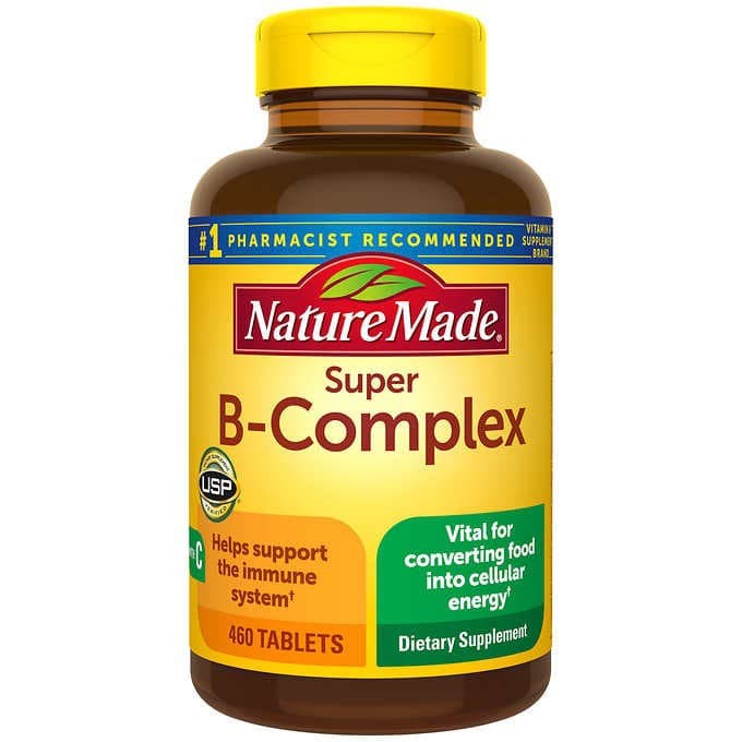 Nature Made Super B Complex, 460 Tablets Exp.07/2027 รูปที่ 3
