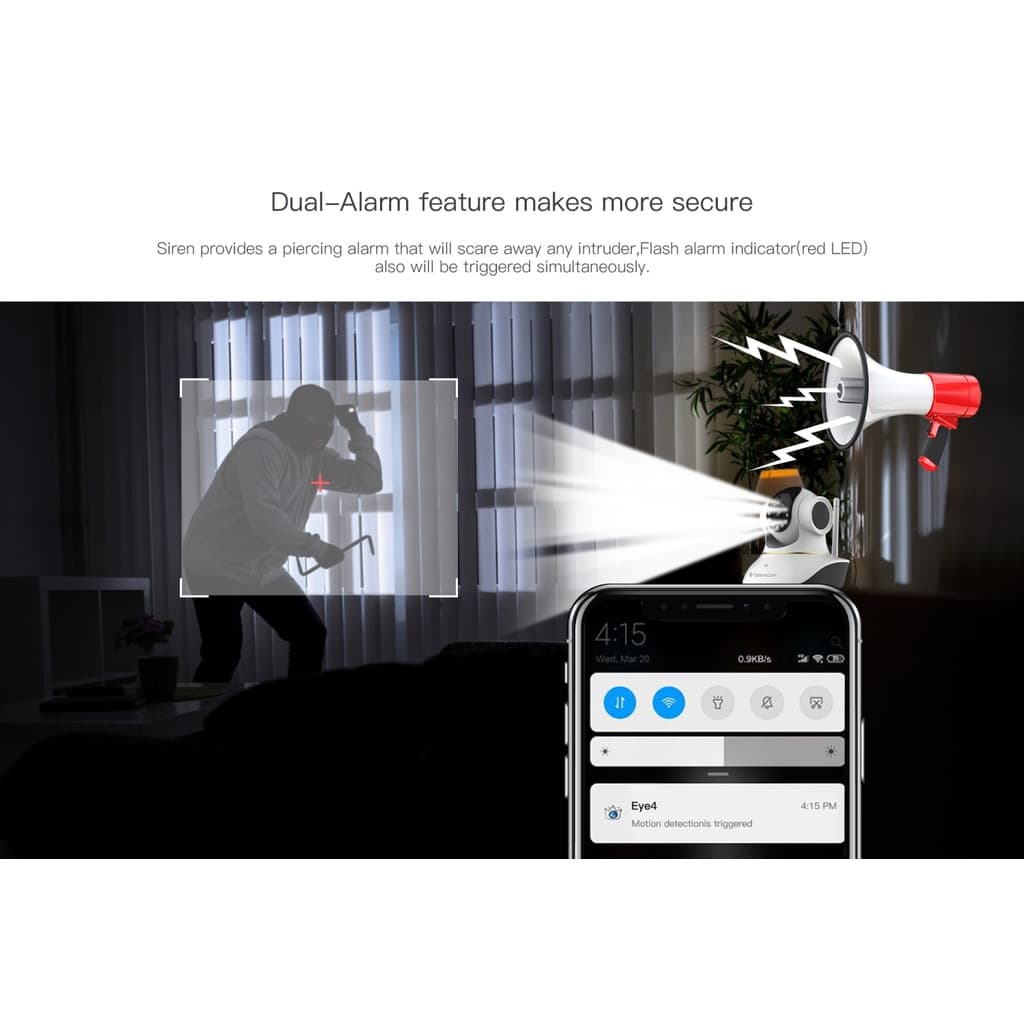 แนะนำ VSTARCAM C39SPRO 5.0MP 2.4G&5.8G AI กล้องวงจรปิดไร้สาย Wi-Fi IP Camera กล้องวงจรปิด C39S PRO รูปที่ 8