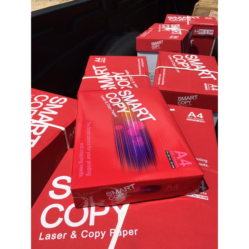 SMART COPY กระดาษถ่ายเอกสาร 80 แกรม ขนาด A4 บรรจุ 5 รีม รีมละ 500 แผ่น รูปที่ 2