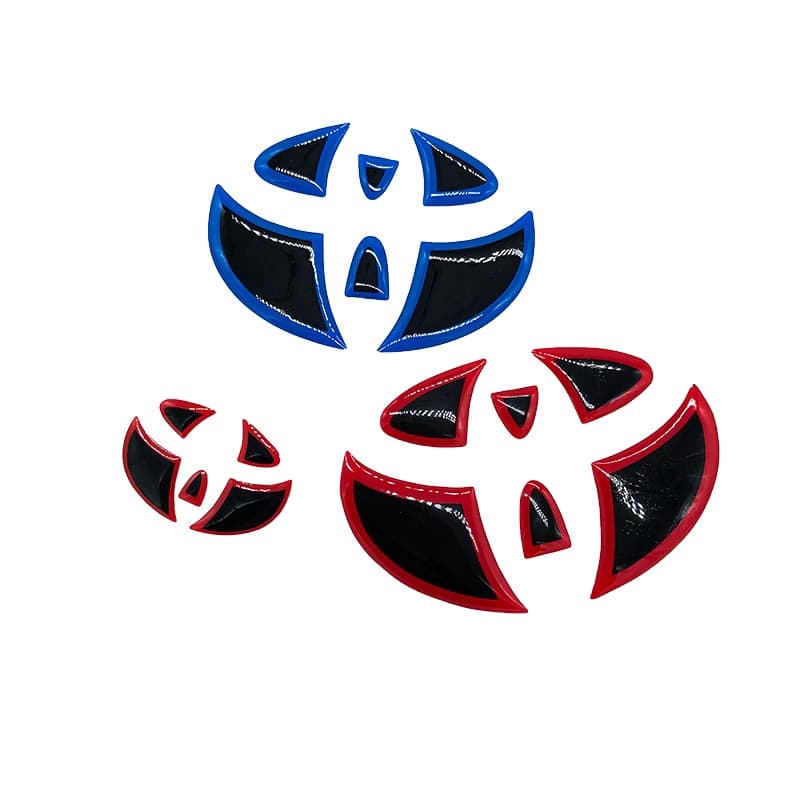 สติ๊กเกอร์โลโก้ติดพวงมาลัยรถยนต์สําหรับ toyota altis rav4 camry corolla prius รูปที่ 3