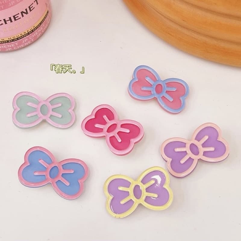 Cute 087 กิ๊บติดผม กิ๊บหนีบผมโบว์แสนหวาน สไตล์เกาหลี รูปที่ 7