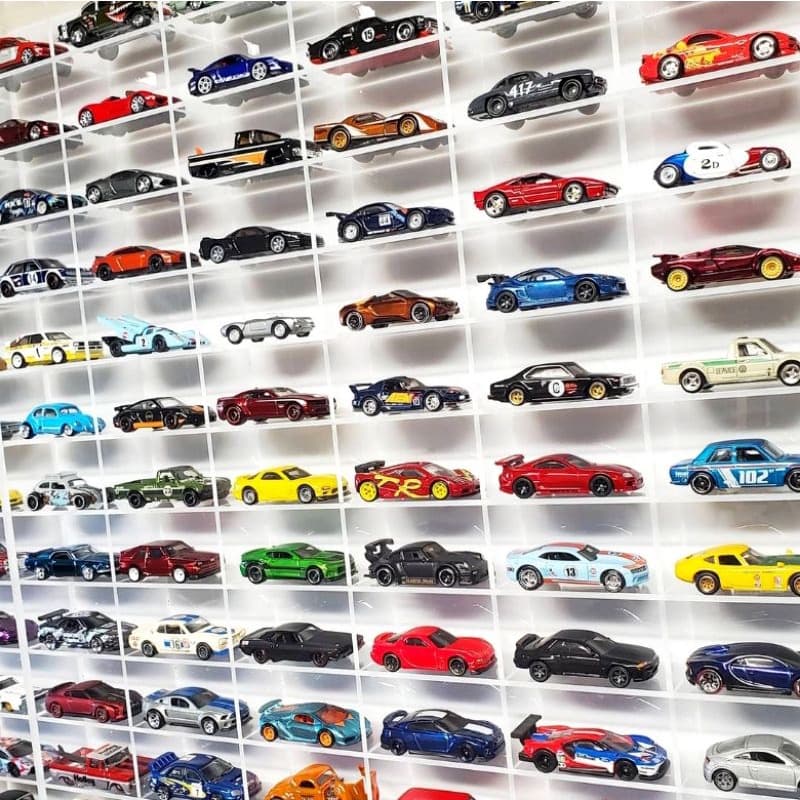 ตู้โชว์รถสเกล 1:64 อะคริลิค 100ช่อง รูปที่ 2
