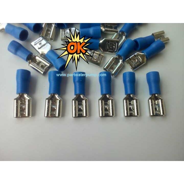 หางปลาเสียบแอร์ ตัวเมีย สีน้ำเงิน FDD2-250 1.5-2.5SQm/m ถุงละ 100อัน รูปที่ 1
