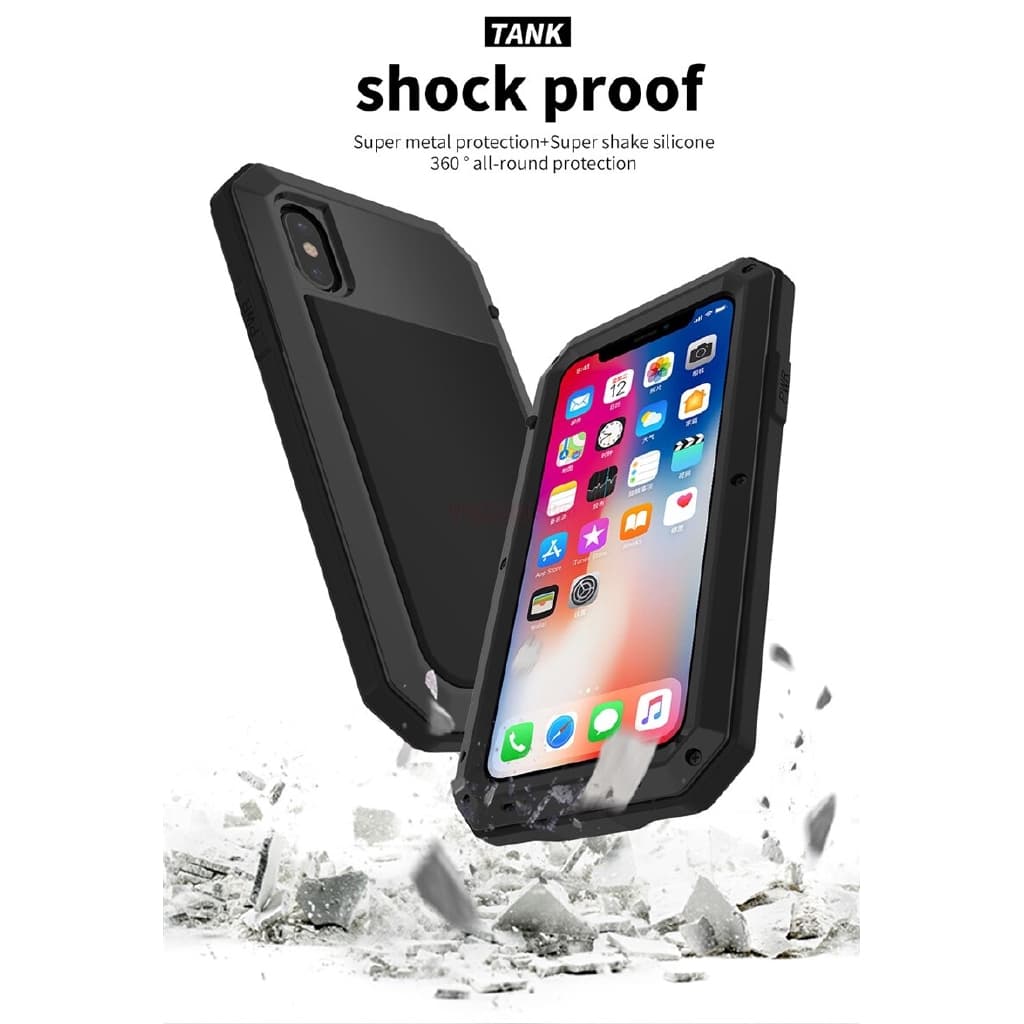 Heavy Duty ป้องกัน Doom Armor โลหะอลูมิเนียมเคสโทรศัพท์สําหรับ iPhone 11 Pro MAX กรณีกันกระแทกฝาครอบกันฝุ่น รูปที่ 8