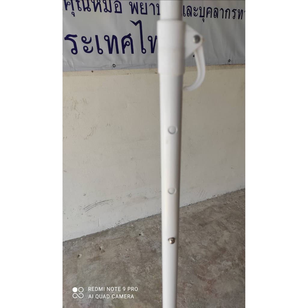 ร่มสนาม ร่มแม่ค้า ไม่มีชาย ขนาด⏀1.62 เมตร ใช้ในสระน้ำ ชายหาด กันยูวี กันน้ำ ปรับได้ 3ระดับ​ 36นิ้ว รูปที่ 9