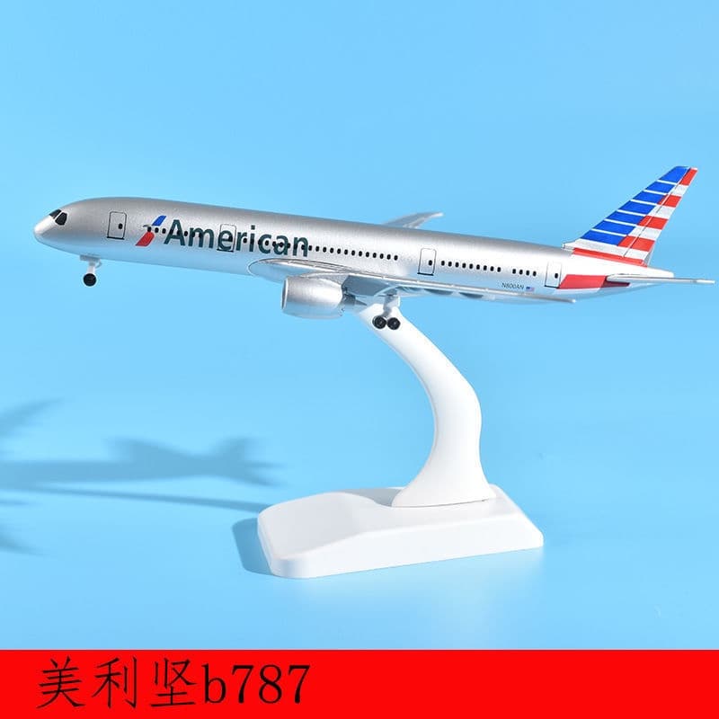 โมเดลเครื่องบิน "ส่งจากไทย" ขนาด 20 CM ตัวลำทำจากเหล็กอัลลอย ฐานตั้งถอดออกได้ มีล้อ ลำใหญ่ สวย งานละเอียด รูปที่ 8