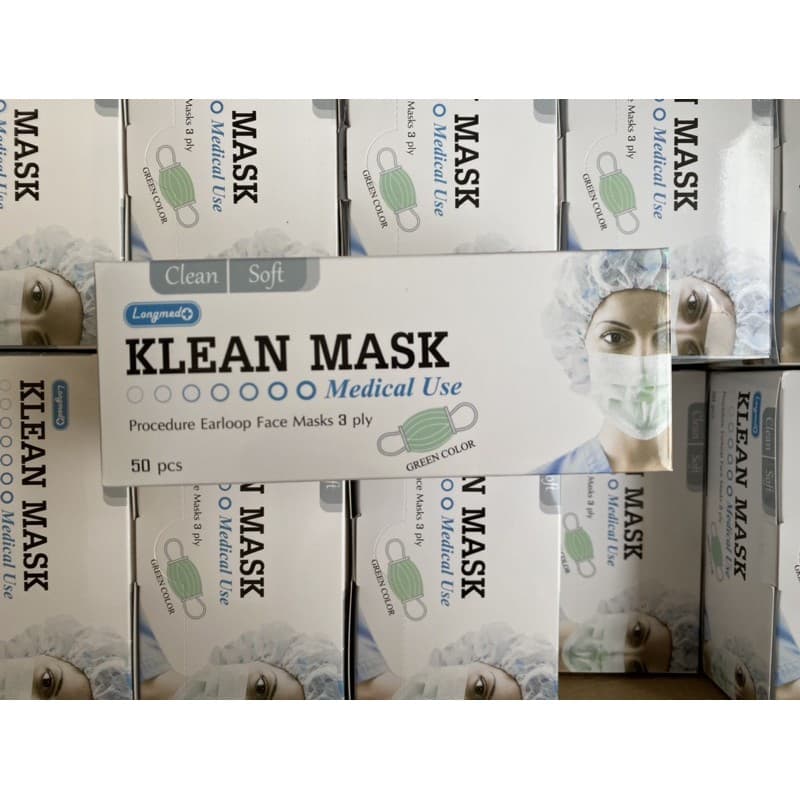 หน้ากากอนามัย ASTM Level3 Klean mask 3ชั้น50ชิ้นต่อกล่อง เกรดการแพทย์ ใช้ในโรงพยาบาล รูปที่ 3